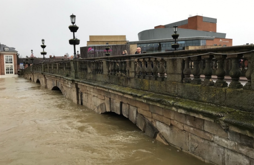 Flooding welsh Bridge